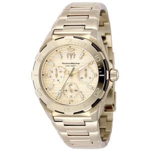 TechnoMarine Seven Seas Women's Watch - 36mm Gold (TM-725049) And Case New